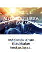 Mobile Screenshot of klaukkalanautokoulu.fi